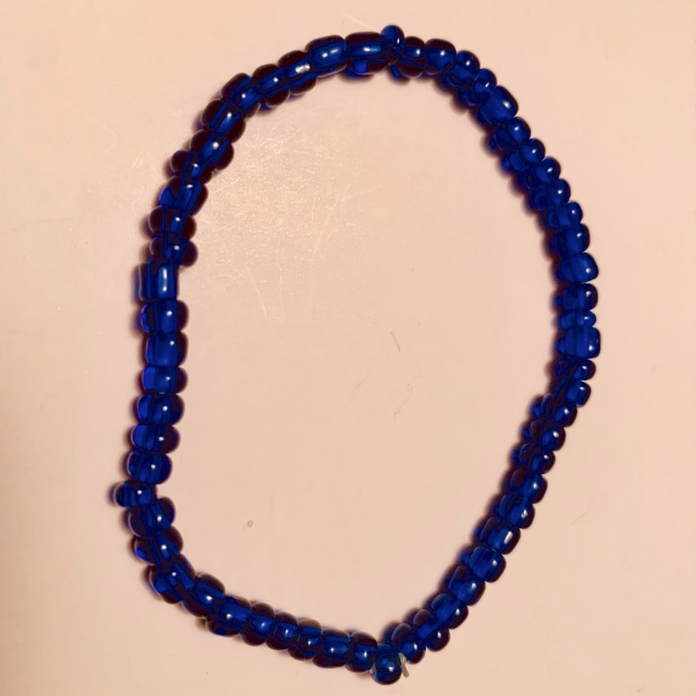 Electric Dark Navy Blue Handmade Bracelet